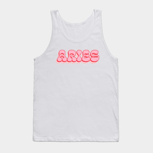 Aries Zodiac signs quote Tank Top by Zodiac Outlet